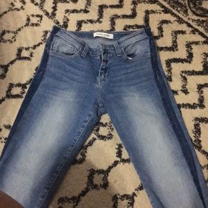 Flying Monkey cropped jeans.